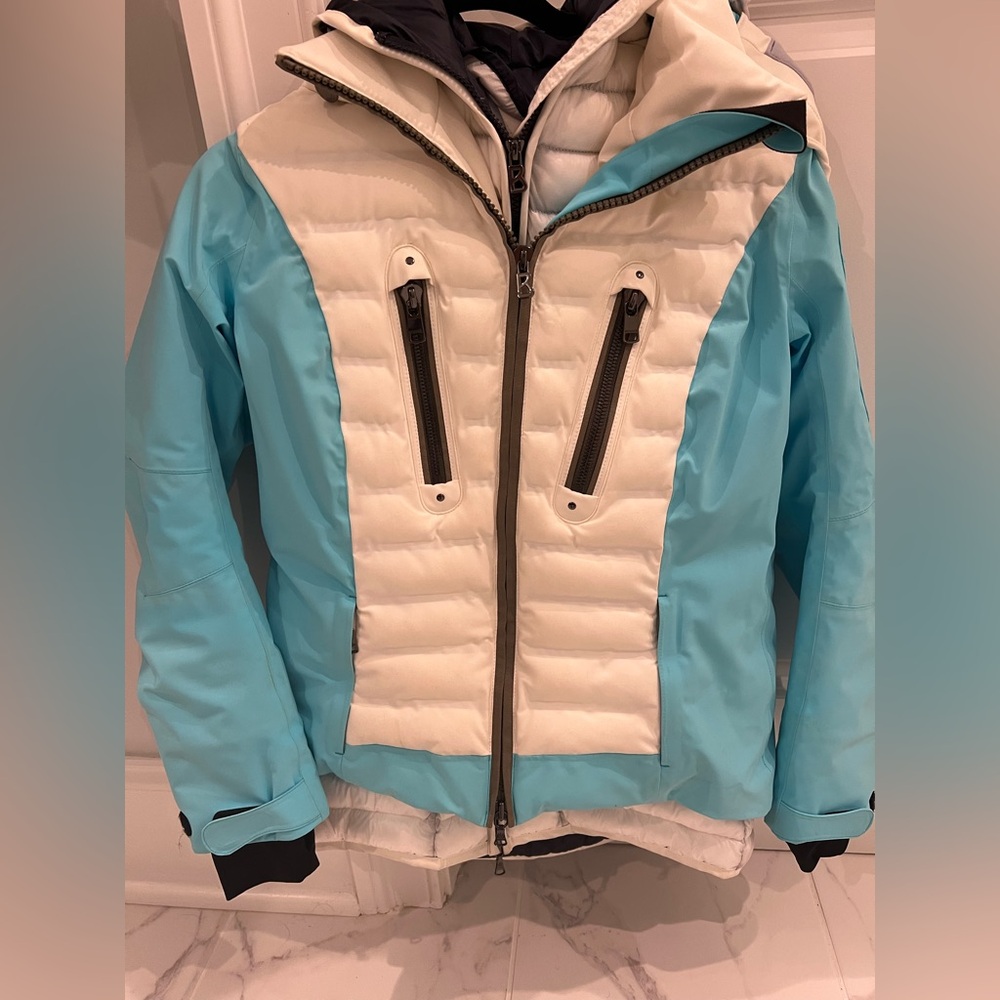 Bogner Black and Gray Jacket with Blue Detail